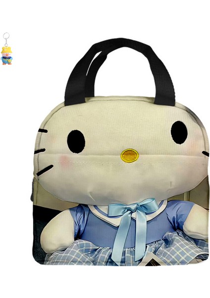 Taşınabilir Öğle Yemeği Çantası Karikatür Öğle Yemeği Çantası Kt Kedi Yalıtımlı Öğle Yemeği Kutusu Çantası Pirinç Depolama (Yurt Dışından)
