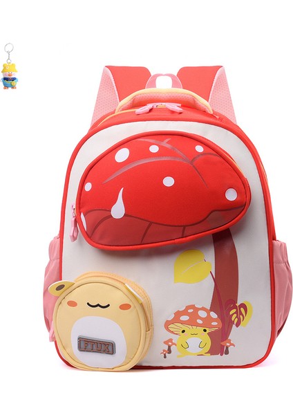 Kurbağa Tasarım 3-6 Yaş Anaokulu Okul Çantası Hafif Sırt Çantası Çocuk Sırt Çantası (Yurt Dışından)