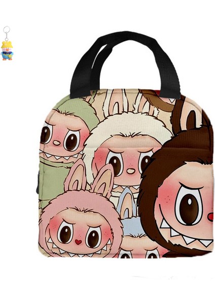Öğle Yemeği Çantası Karikatür Tote Çantası Öğrenci Bento Çantası Alüminyum Folyo Yalıtımlı Yemek Çantası (Yurt Dışından)