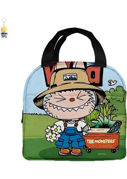 Öğle Yemeği Çantası Karikatür Tote Çantası Öğrenci Bento Çantası Alüminyum Folyo Yalıtımlı Yemek Çantası (Yurt Dışından)
