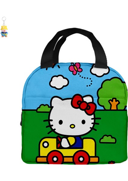 Taşınabilir Öğle Yemeği Çantası Karikatür Öğle Yemeği Çantası Kt Kedi Yalıtımlı Öğle Yemeği Kutusu Çantası Pirinç Depolama (Yurt Dışından)