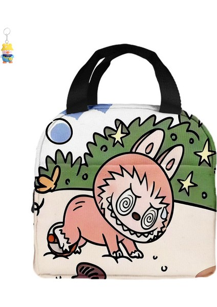 Öğle Yemeği Çantası Karikatür Tote Çantası Öğrenci Bento Çantası Alüminyum Folyo Yalıtımlı Yemek Çantası (Yurt Dışından)