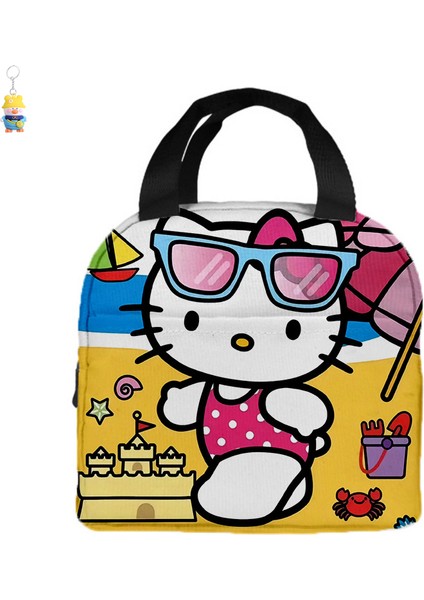 Taşınabilir Öğle Yemeği Çantası Karikatür Öğle Yemeği Çantası Kt Kedi Yalıtımlı Öğle Yemeği Kutusu Çantası Pirinç Depolama (Yurt Dışından)