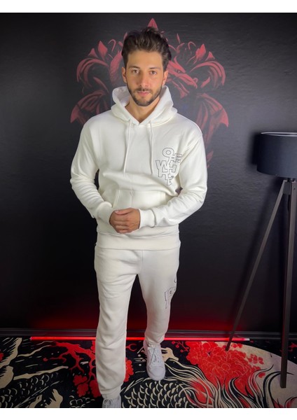 Paça Lastikli 3 Iplik Kapşonlu Takım