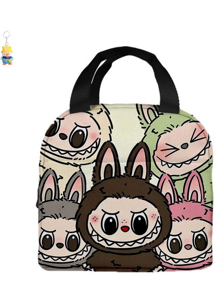 Öğle Yemeği Çantası Karikatür Tote Çantası Öğrenci Bento Çantası Alüminyum Folyo Yalıtımlı Yemek Çantası (Yurt Dışından)