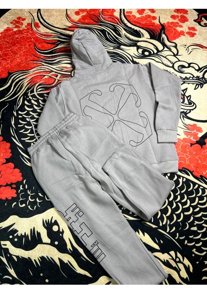 Paça Lastikli 3 Iplik Kapşonlu Takım