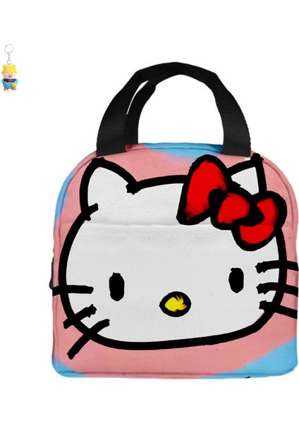 Taşınabilir Öğle Yemeği Çantası Karikatür Öğle Yemeği Çantası Kt Kedi Yalıtımlı Öğle Yemeği Kutusu Çantası Pirinç Depolama (Yurt Dışından)