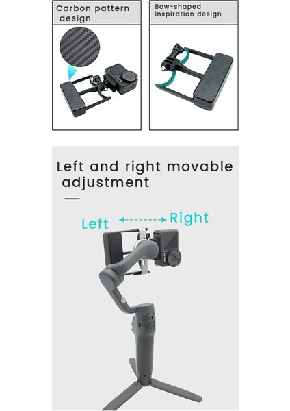 Om 4/3 Için Ommo Mobile 6/5 Kamera Için El Gimbal Adaptör Anahtarı Bağlantı Adaptörü Gopro Actıon 4 Adaptör (Yurt Dışından) fırsatları