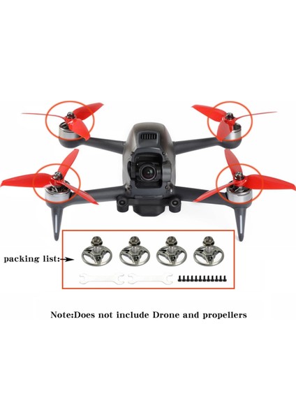 Djı Fpv Drone Montaj Plakası Tabanı Için Pervane Tabanları Seti M5 Mount Hole Prop Djı Fpv Için Yedek Aksesuarlar Için (Yurt Dışından) fiyatları