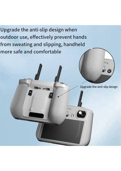 Djı AIR3/MINI4PRO Ekranlı Uzaktan Kumanda Koruyucu Kapak Rc2 Silikon Kapak Dron Aksesuarları Gri (Yurt Dışından) fırsatları