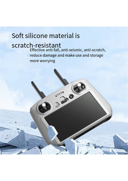 Djı AIR3/MINI4PRO Ekranlı Uzaktan Kumanda Koruyucu Kapak Rc2 Silikon Kapak Dron Aksesuarları Gri (Yurt Dışından) indirimleri