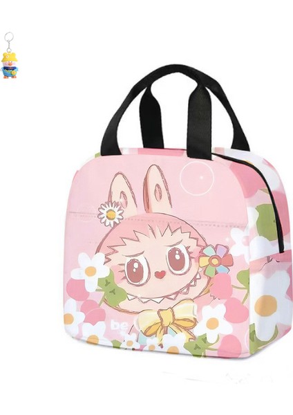 Öğle Yemeği Çantası Karikatür Tote Çantası Öğrenci Bento Çantası Alüminyum Folyo Yalıtımlı Yemek Çantası (Yurt Dışından)