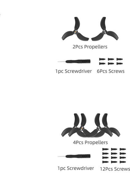 Sunnylife 2 Çift Avata 2 Pervane 3032S Için Depolama Çantası Olan Kürekler, Kompakt Hafif Drone Kanat Aksesuarları, D (Yurt Dışından) fırsatları