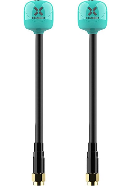 Foxeer 2pcs Fpv Anten Lolipop 4+ Artı 5.8g 2.6dbi Omni Mini Sma Anten Lhcp Rc Fpv Yarış Drone, 100MM (Yurt Dışından)