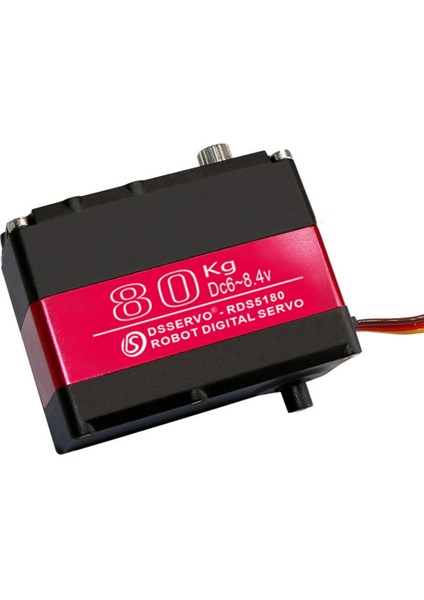 Dsservo 80KG RDS5180 Çift Eksenli Dijital Servo Yüksek Tork Metal Dijital Robot Servo Montaj Braketi (Yurt Dışından) fiyatları