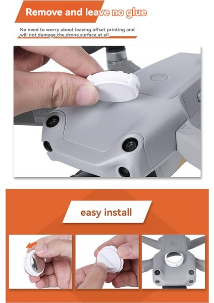 Djı Neo/mini 3 Pro Djı Fpv/aır 2s/mını 2/mavıc 2/phantom 4 Pro/fimi X8SE Için Airtag Için Drone Önleyici Tutucu Montaj (Yurt Dışından)