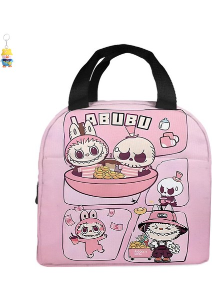 Öğle Yemeği Çantası Karikatür Tote Çantası Öğrenci Bento Çantası Alüminyum Folyo Yalıtımlı Yemek Çantası (Yurt Dışından)