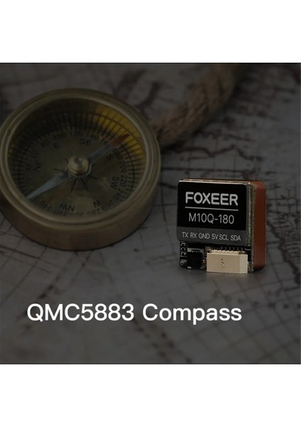 Foxeer M10Q-180 M10 M10 Çift Protokol Gps Yerleşik QMC5883 Rc Uçak Fpv Drone Rc Modeli Için Pusula Seramik Anten (Yurt Dışından) modelleri