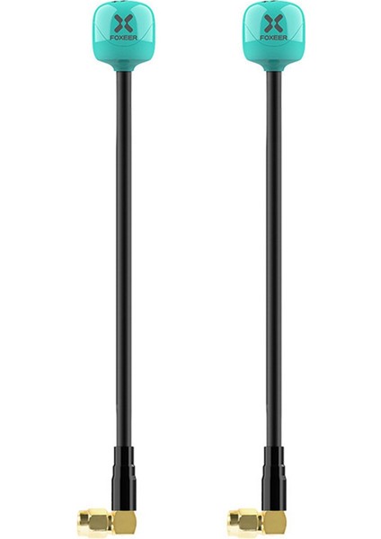 Foxeer 2pcs Fpv Anten Lolipop 4+ Artı 2.6dbi 5.8g Mini Omni Anten Mmcx Rhcp Rc Fpv Yarış Drone D (Yurt Dışından)