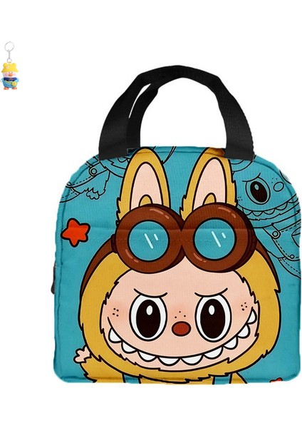 Öğle Yemeği Çantası Karikatür Tote Çantası Öğrenci Bento Çantası Alüminyum Folyo Yalıtımlı Yemek Çantası (Yurt Dışından)