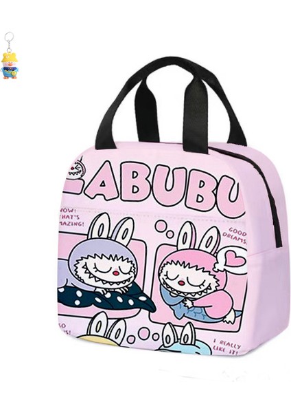Öğle Yemeği Çantası Karikatür Tote Çantası Öğrenci Bento Çantası Alüminyum Folyo Yalıtımlı Yemek Çantası (Yurt Dışından)