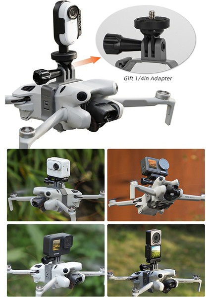 Sunnylife For Mini 4 Pro Mount Multi Fonksiyonlu Eylem 4/GOPRO12 Spor Kamera Braket Montajı + Depolamış Seti (Yurt Dışından) fırsatları