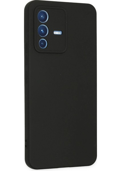 Vivo V23 5g Kılıf Nano Içi Kadife Silikon - SIYAH-(5796) - MCT6882-3654 modelleri