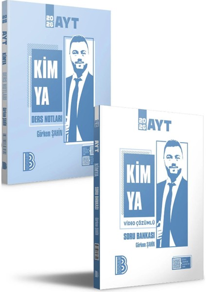 2026 AYT Kimya Ders Notları ve Tamamı Video Çözümlü Soru Bankası Seti - Görkem Şahin fırsatları