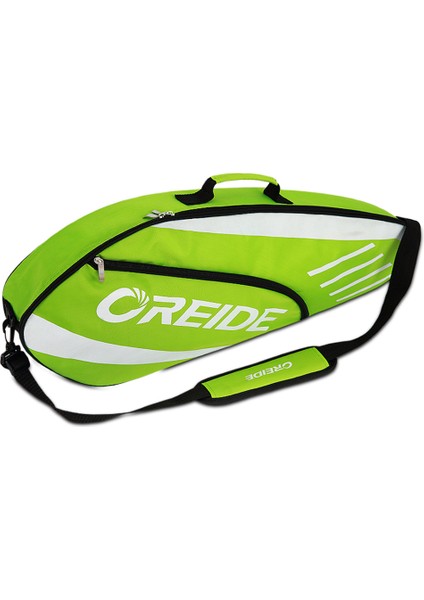 Oreıde YB1003 Tenis Raketi Çantası Polyester Postacı Omuz Çantası Erkek ve Kadınlar Için-Yeşil (Yurt Dışından)