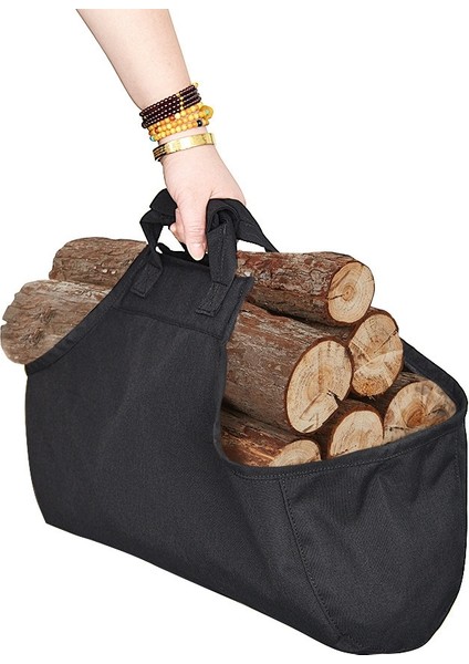 Luckstone CHSNB-001-BK Odun Saklama Çantası Büyük El Çantası Odun Sobası Şömine Aksesuarları (Yurt Dışından) modelleri