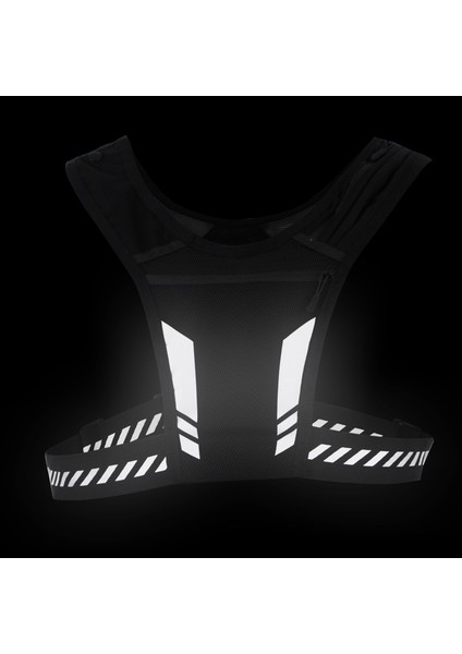 Açık Hava Sporları Su Şişesi Göğüs Çantası Nefes Alabilir Bisiklet Gece Koşu Çantası Yansıtıcı Omuz Sırt Çantası 65-130 cm Bel-Siyah Kırmızı (Yurt Dışından) fiyatları