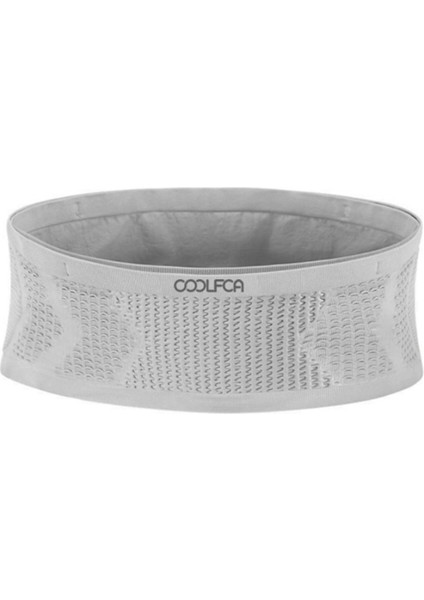 Coolfca Açık Hava Koşu Kaymaz Bel Çantası Nefes Alabilen Elastik Telefon Kılıfı, Boyut: 14X60CM, 50-90CM Bel Için-Gri (Yurt Dışından)