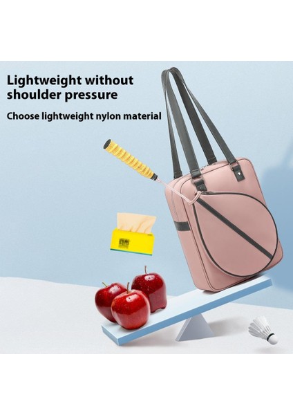5611 30X39X11CM Badminton Raket Saklama Çantası Omuz Çantası Spor Tote Çantası-Beyaz (Yurt Dışından) modelleri