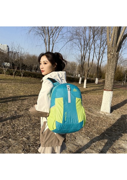 Azela A1341 Hafif Katlanabilir Sırt Çantası Su Geçirmez Naylon Omuz Çantası Açık Hava Yürüyüş Kampı Için-Kırmızı (Yurt Dışından) modelleri