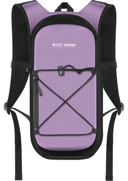 West Bıkıng YP0707378 Yürüyüş Hidrasyon Sırt Çantası Su Torbası Taşıyıcısı Bisiklet, Dağcılık Için-Mor (Yurt Dışından)