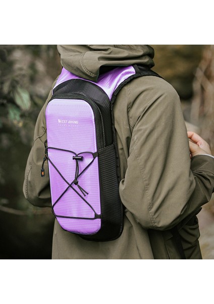 West Bıkıng YP0707378 Yürüyüş Hidrasyon Sırt Çantası Su Torbası Taşıyıcısı Bisiklet, Dağcılık Için-Mor (Yurt Dışından) indirimleri