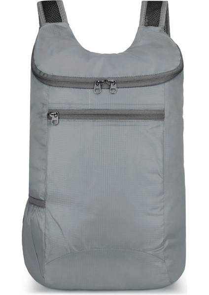 Vanaheımr 622 Ultra Hafif Katlanabilir Açık Hava Sırt Çantası Oxford Kumaş Tırmanma Yürüyüş Günlük Sırt Çantası-Koyu Gri (Yurt Dışından)