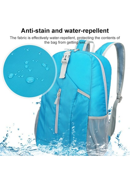 Haweel HWL7031 Açık Hava Ultra Hafif Katlanabilir Sırt Çantası Tırmanma Yürüyüş Su Geçirmez Polyester Sırt Çantası-Siyah (Yurt Dışından) fırsatları