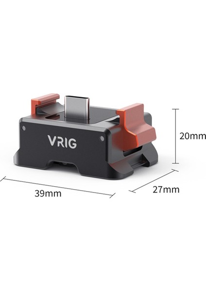 Vrıg Çok Fişli Hızlı Bırakma Osmo Cep 3 Kamera Aksesuarları Için 1/4inch Arca/gopro/ac Montajlı Manyetik Şarj Taban (Yurt Dışından)