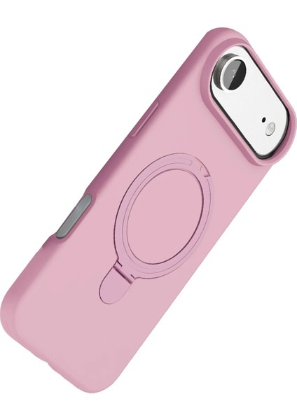 Apple iPhone 17 Air Regal Magsafe Standlı Kapak - Açık PEMBE-(5796) - MCT1544-2017 fırsatları