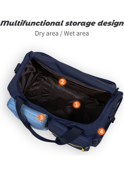 Bullcaptaın Islak Kuru Ayakkabı Giysi Taşıma Çantası Omuz Askılı Seyahat Spor Salonu Sporları Için-Gök Mavisi (Yurt Dışından) fırsatları