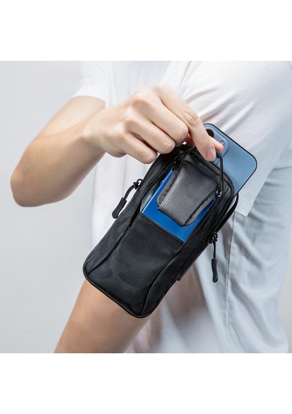 Açık Hava Bisiklet Kol Bandı Telefon Çantası Küçük Eşya Saklama Çantası Oxford Kumaş + Polyester Cep Telefonu Kılıfı - Bebek Mavisi (Yurt Dışından) modelleri