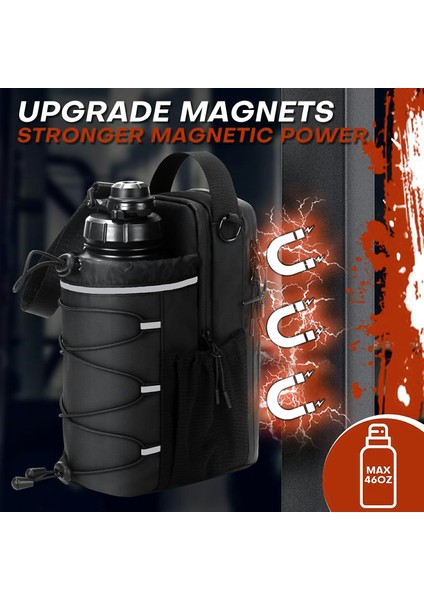 Spor Salonu Fitness Yansıtıcı Açık Hava Çapraz Çanta Için Güçlü Mıknatıslı Manyetik Su Şişesi Tutucu (Yurt Dışından) fırsatları