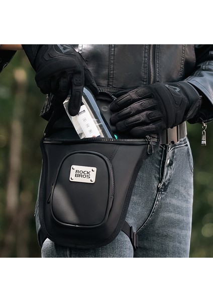 Rockbros MTB001 Polyester+Pu+Eva Bel Çantası Bel Çantası Çapraz Askılı Çanta Uyluk Bacak Kalça Kılıfı Bisiklet Çantası (Yurt Dışından) indirimleri