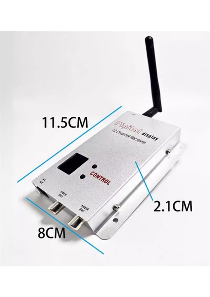 Fpv 1.2ghz 1.2g 8ch 1500MW Kablosuz Av Gönderen Tv Ses Video Veri Veri Veri Veri Verici Alıcı Combo, QAV250 250 Fpv Rc (Yurt Dışından) indirimleri