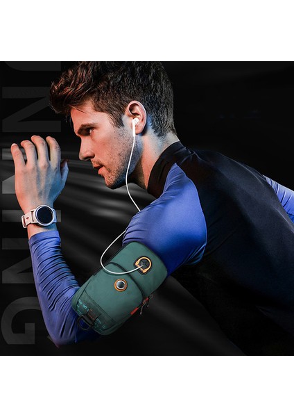 Haoshuaı 5137 Naylon Telefon Taşıma Çantası, Açık Hava Spor Kol Bandı Kılıfı, Cep Telefonu, Madeni Para, Nakit Için Kol Çantası-Siyahımsı Yeşil (Yurt Dışından) fiyatları