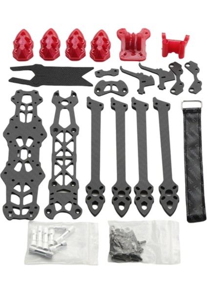 Mark4 7 Inç 295MM Fpv Çerçeve Kiti F4/f7 Uçuş Kontrolü 28 Serisi Fırçasız Motor Pervane Rc Racing Drone-Red Için (Yurt Dışından) modelleri