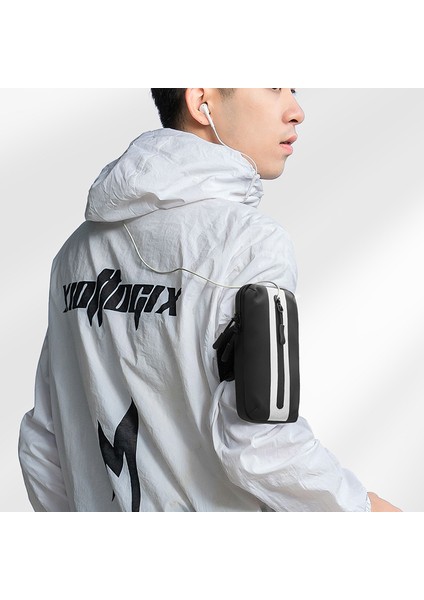 Oxford Kumaş + Polyester Kol Bandı Telefon Kılıfı Açık Hava Bisikleti İçin Hafif Cep Telefonu Çantası - Siyah (Yurt Dışından) fiyatları