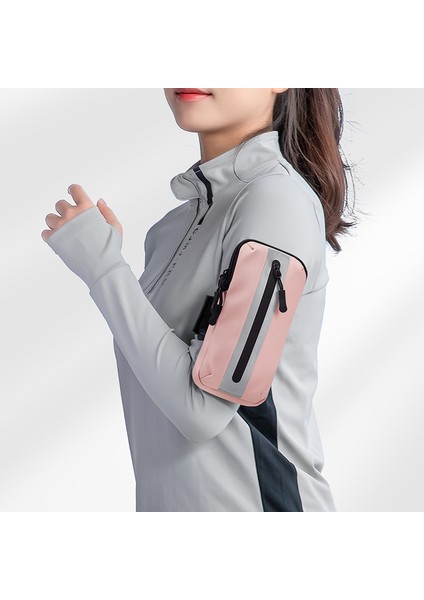 Oxford Kumaş + Polyester Kol Bandı Telefon Kılıfı Hafif Cep Telefonu Çantası - Mor (Yurt Dışından) fırsatları