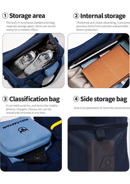 Bullcaptaın Islak Kuru Ayakkabı Giysi Taşıma Çantası Omuz Askılı Seyahat Spor Salonu Sporları Için-Turuncu (Yurt Dışından) fırsatları